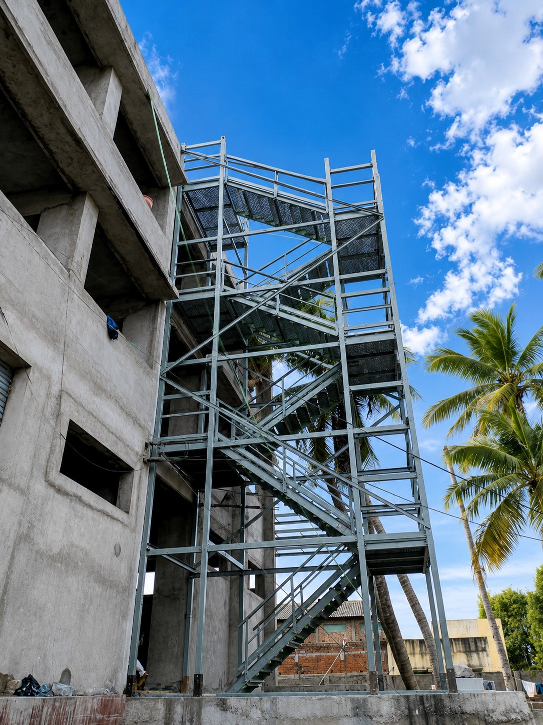 FRP Structure Staircase & Hand Railing